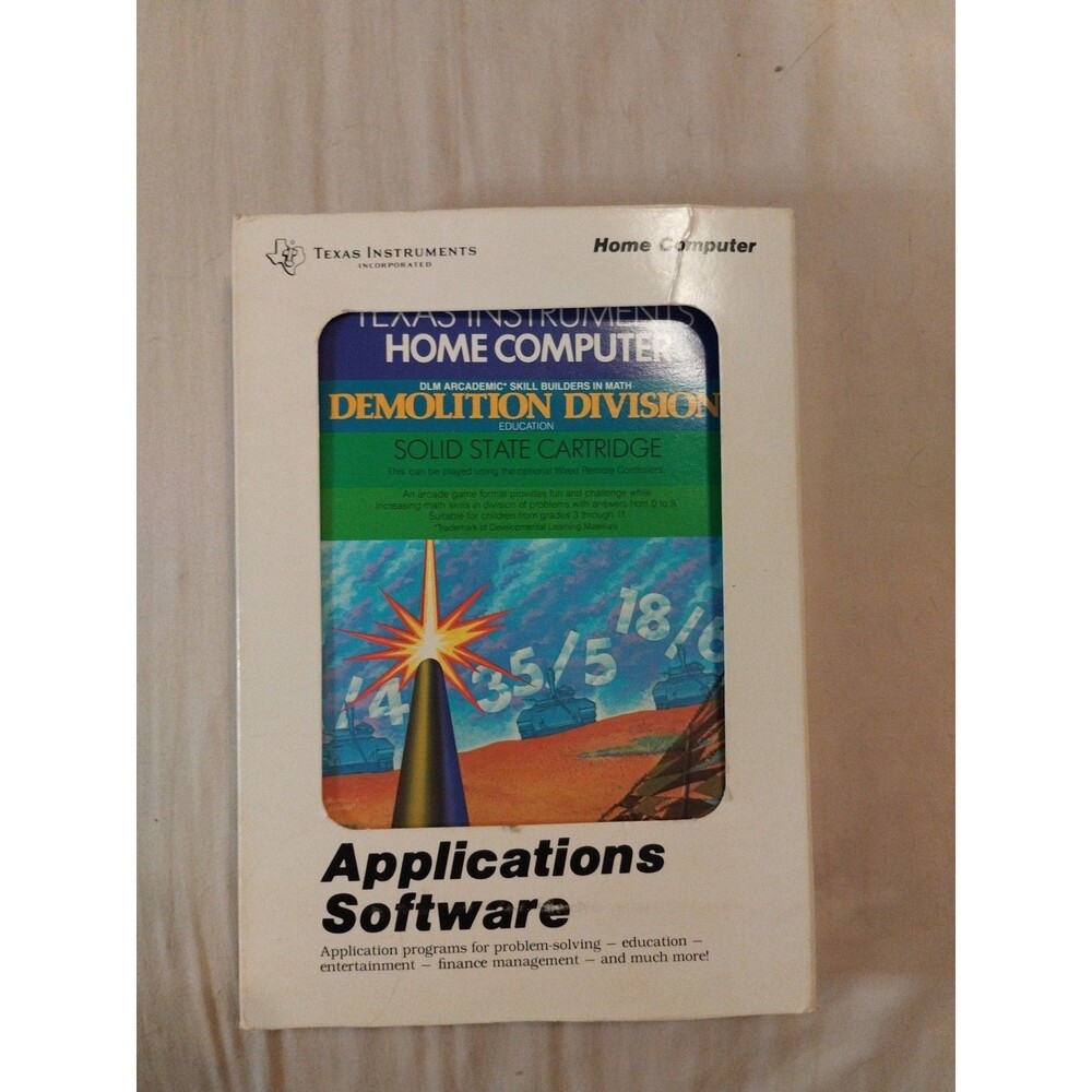 Texas Instruments TI-99/4A - Demolition Division - Complete In Box - Tested - Picture 6 of 10